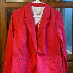 NWT Liz Claiborne Size Medium Pink Blazer